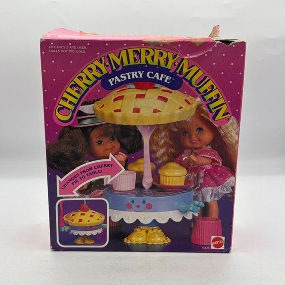 Vintage Cherry Merry Muffin Pastry Cafe Playset